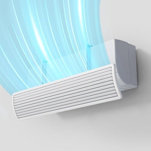 エアコン 風除け 直撃風?策 エアコンルーバー 空気循環 エアコン風よけカバー 風向きや角度を自由に...
