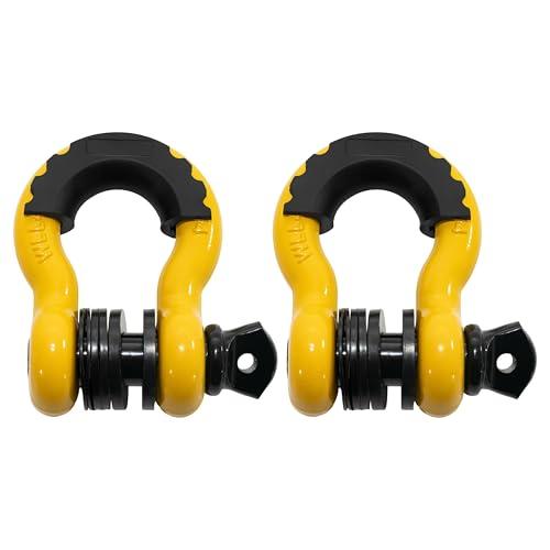 Dリング シャックル 3/4 二個セット 牽引器 オフロードカー SUV ATV トレーラー キャン...