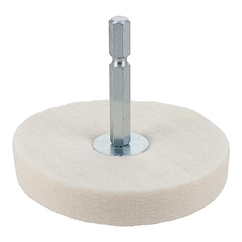 三共コーポレーション H&amp;H 六角軸軸付ステンレス鏡面仕上用布バフ 75mm HFE6-75