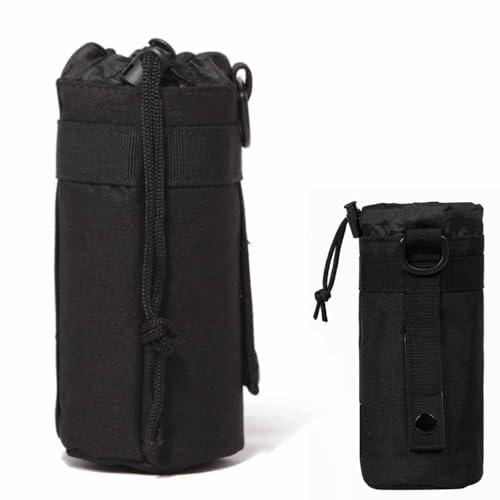 YUWENW ボトル用ポーチ 水筒ポーチ 1個セット ナイロン ペットボトルホルダー ウォーターボト...