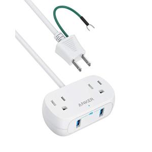 Anker PowerExtend USB 2 mini USBタップ 電源タップ コンセント差込口
