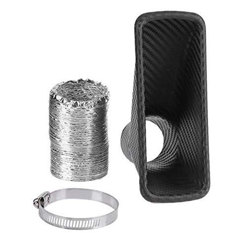 HWT ヒロワールドトレード エアインテーク ダクト エアクリーナー 車 汎用 アルミ 蛇腹 タイプ...