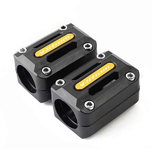 22 25 28mm オートバイバンパー 装飾 ブロック エンジン 保護ガード クラッシュバープロテ...