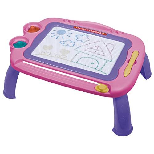 キッズおえかきデスクボード お絵描きボード 幼児教育 知育玩具 ピンク