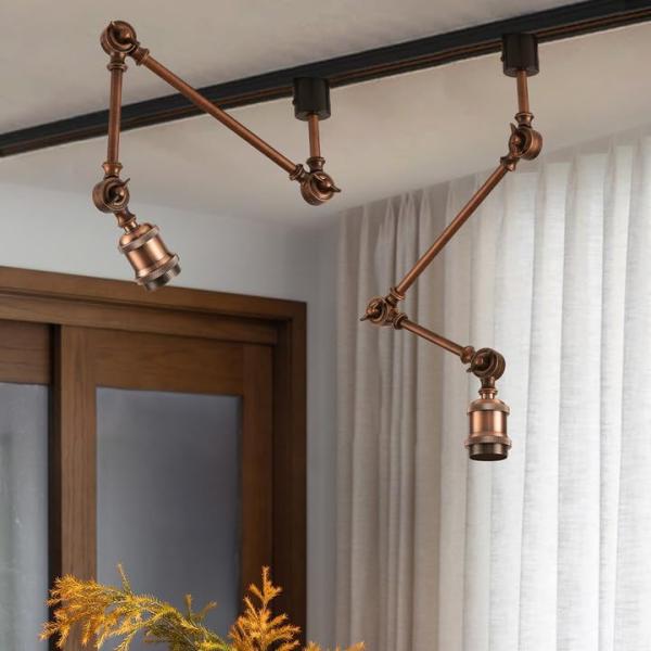 UEWIT クトレールライト 2個セット ライティングレール スポット e26 ダクトレール照明 北...