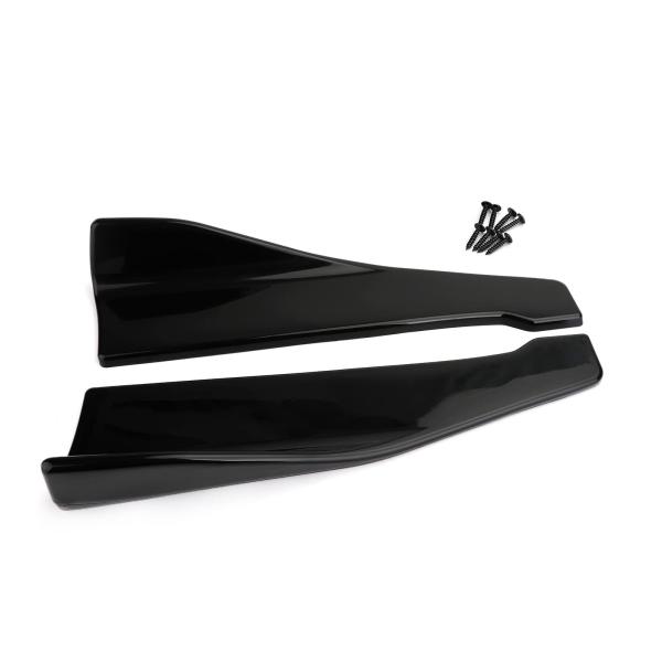 Bruce &amp; Shark 2本 48cm 汎用 カーサイドスカート/リアバンパー リップストリップ...