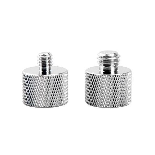 NICEYRIG カメラマイク変換ネジセット 3/8-5/8 1個 3/8オスから5/8メスへ変換 ...