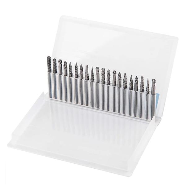 GOOMAND 20本セット 超硬刃 リュータービット 3mm軸 刃幅3mm タングステンバー ロー...