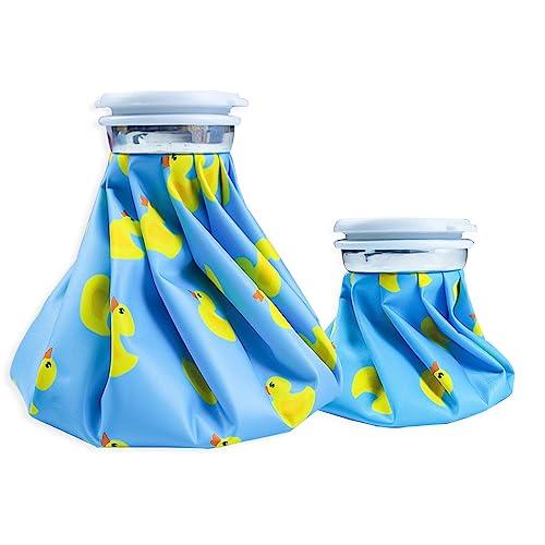 アイスバッグ氷のう アイシング ２個セット 大口径 冷温両用 アイシングバッグ 氷嚢 水漏れ防止 氷...