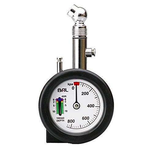 大橋産業Ohashi Sangyo バルBAL 2in1 タイヤゲージ 乗用車・オートバイ用 122...