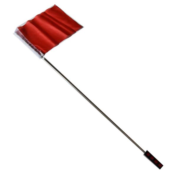 ガイド 手旗携帯用伸縮ポール 6段式伸縮タイプ 120cm 実物撮影 全4色 赤旗付