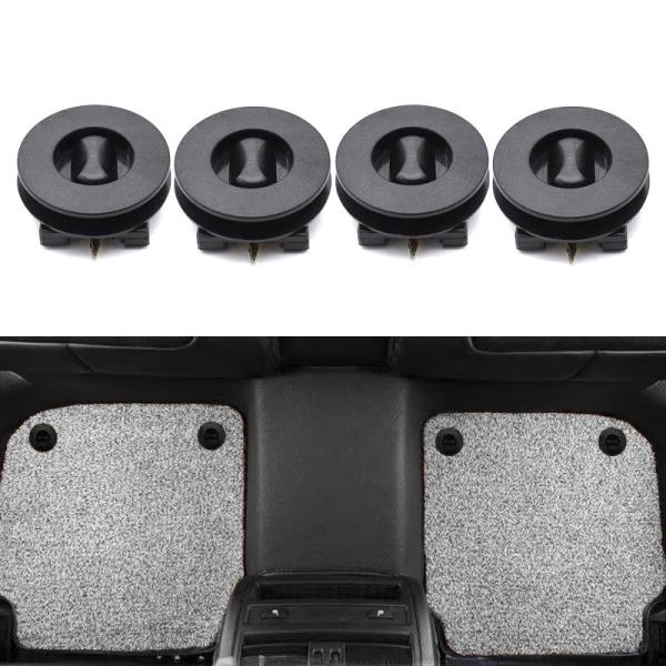 KDSSYFT 車用 フロアマット 固定クリップ 4個セット 汎用 ユニバーサルカー 車のフロアマッ...