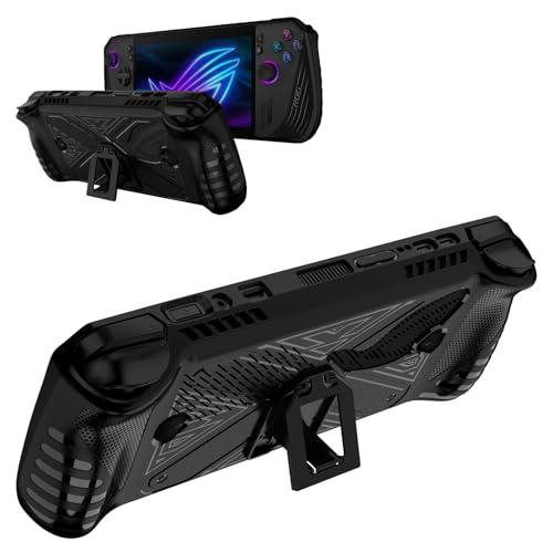 Rog Ally X 保護ケース スタンド付き TPU+PC Mosasa キズ防止 耐久性 耐衝撃...