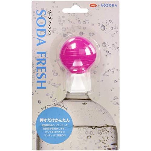 あおぞらAozora ソーダフレッシュ ピンク 炭酸 炭酸飲料 シャンパンストッパー 蓋 ふた フタ...