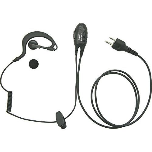 【互換品】 Planet Exa アルインコ 2ピン用 同時通話VOX対応PTTロック付耳掛けイヤホ...