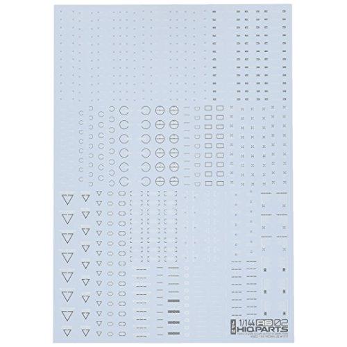 ハイキューパーツ 1/144 ホワイト&amp;グレー RB02コーションデカール 1枚入