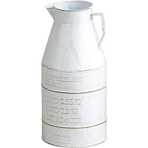 アビテHabiter ガーデニング ポット バリル ミルクポット L ホワイト