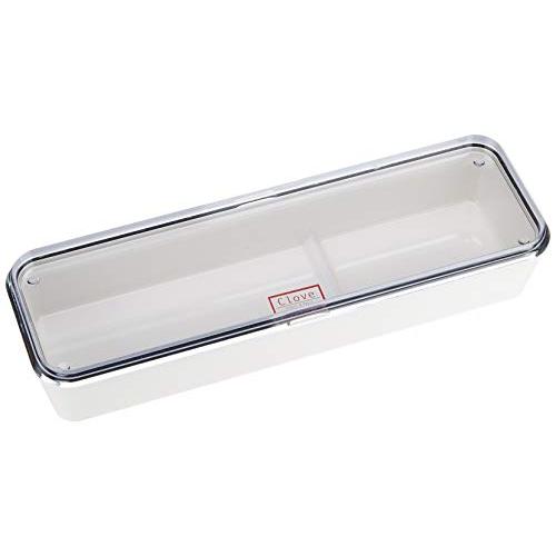 パール金属 カトラリー ケース 蓋付 ホワイト 日本製 燕三条製 HB-2911