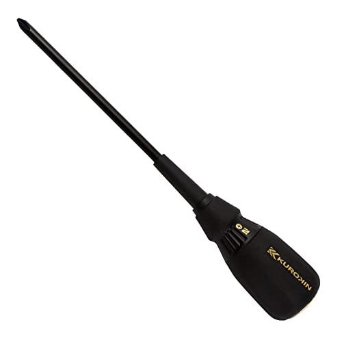 フジ矢 貫通ドライバー +2.0 軸長150mm 黒金 526K-BG