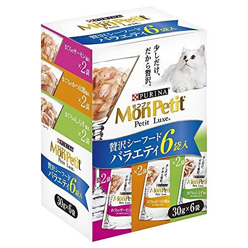 モンプチ プチリュクスパウチ 贅沢シーフードバラエティ 30ｇ×6P