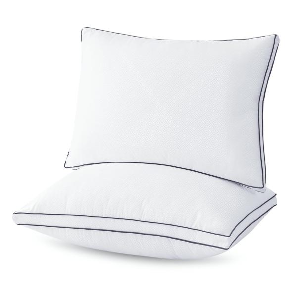 HEVUMYI 枕 まくら 2個セット 首が痛くならない安眠枕 高反発枕 高級ホテル仕様 横向き対応...