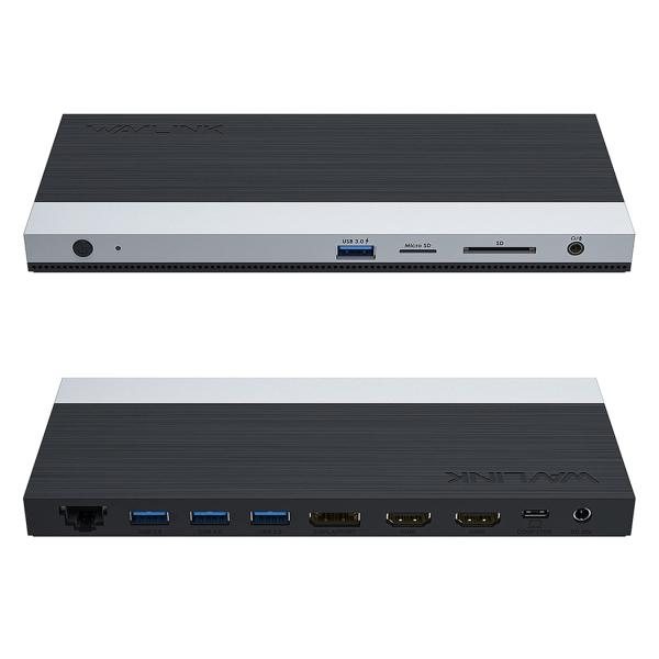 WAVLINK USB-C 4K ドッキングステーション 85W出力 Power Delivery ...