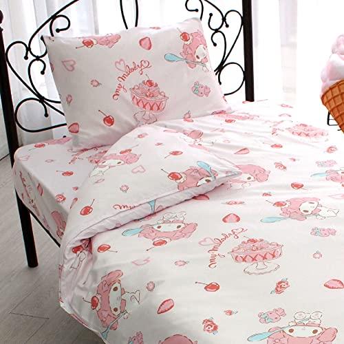 サンリオSANRIO マイメロディ 布団カバー3点セット シングル 枕カバー 掛ふとんカバー シーツ...