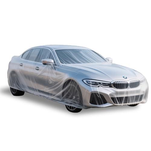 車カバー ビニール 0.03*3600*6500mm 透明 ゴム入り 自動車養生カバー カーカバー ...