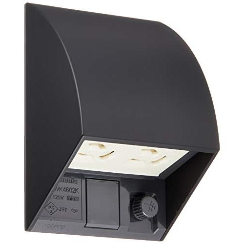 パナソニックPanasonic スマート接地防水ダブルコンセント 抜け止め式・アースターミナル式 露...