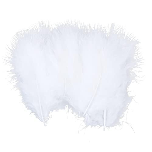 サムコス 羽シャワー 200枚 ホワイト たっぷり フェザーシャワー 羽 羽根 たっぷり 手芸材料 ...