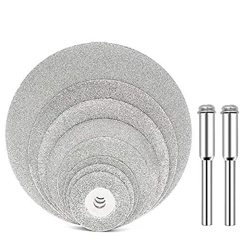Bestgle 丸穴ミニダイヤモンドカッター3mm軸 ダイヤモンドカッティングディスク 回転式 16...
