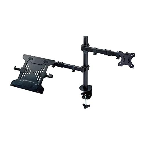 エレコム モニターアーム ノートパソコンアーム モニター ~32インチ / ノートパソコン ~15....