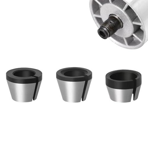 【互換品】 3本セット コレットチャック トリマー部品交換用 6mm 6.35mm 8mm DIY ...