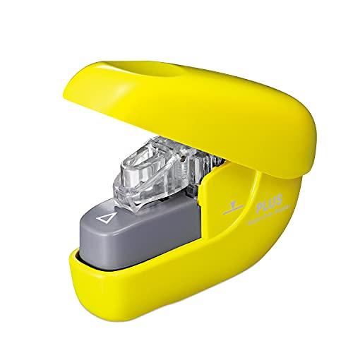 PLUSプラス プラス 針なしホッチキス ペーパークリンチ イエロー SL-106NB 31-126