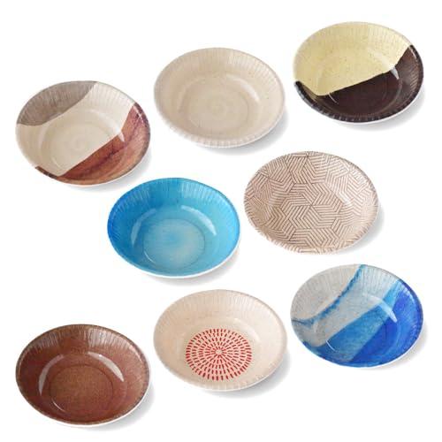 おしゃれ 和風 紙ボウル 紙皿 使い捨て Zaryu ザリュー 15cm 8柄×2 パーティー お祝