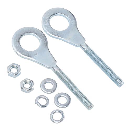 【互換品】 ミニバイクチェーンアジャスター 2個15mmチェーンテンショナーアジャスターチェーンアク...