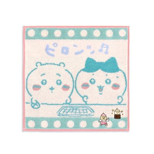 ちいかわChiikawa ピロン タオルハンカチ アイボリー ちいかわ ハチワレ 無撚糸 41-12...