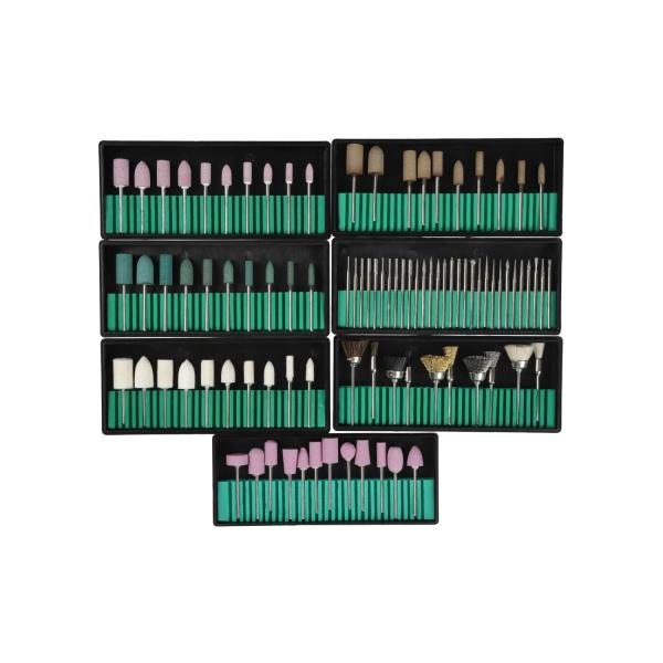 UID 2.35mm軸径 92本 11種類 軸付砥石/バフ/ダイヤモンドビット/ブラシ 組合せセット...