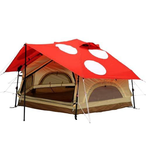 DODディーオーディー ミニキノコテント 快適でかわいいソロテント T2-930-RD