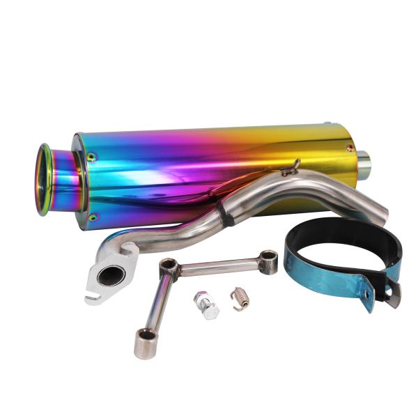 leihuo マフラー適用 ライブディオ Dio ZX 50 SR AF34 AF35 ステンレス ...