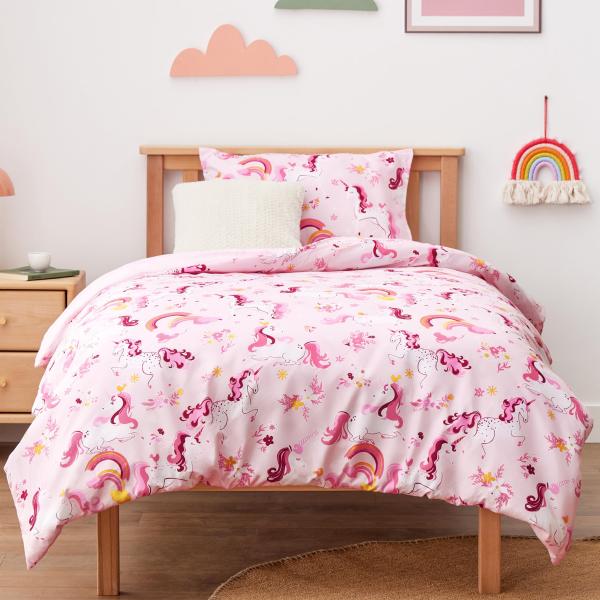 Sunquinn 布団カバー シングル 3点セット 可愛い 寝具カバーセット 掛け布団カバー ボック...