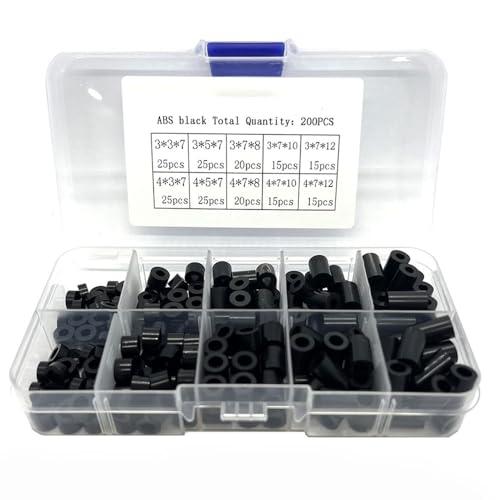 ABS ナイロンラウンドスペーサー ナイロンラウンドスペーサーワッシャー ナイロン丸型スペーサー セ...