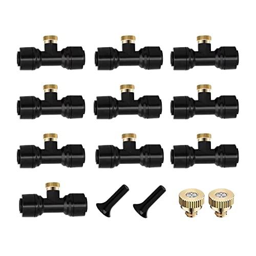 AILOXIN 噴霧ノズル ミスト散水ノズル 散水用具 真鍮製 霧吹き 水やり ミスト 農業 庭 芝...