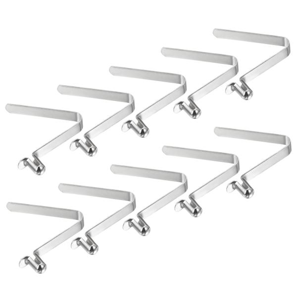 PATIKIL カヤックパドルスナップ テントポールクリップ10個セット スチールV字型シングルピン...