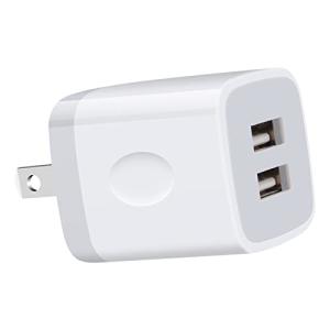 充電器 2ポート USB-A×2 スマホ充電器 2.1A電源アタプタ