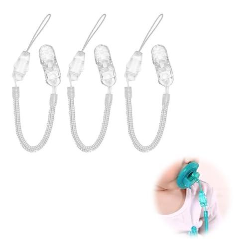 LJJDBZYD コイルストラップ 3本セット クリップ付き カールコード ストラップ 細タイプ 伸...