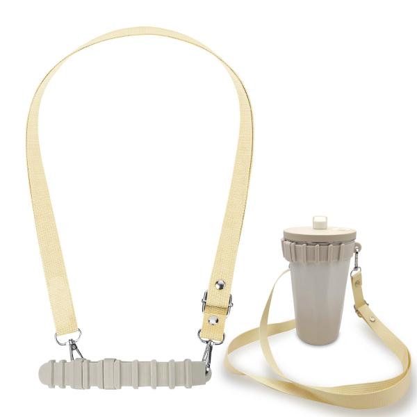 Charming Decorationタンブラーホルダー 水筒 ストラップ ショルダーベルト 調節可...