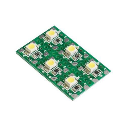 エレキット チップ部品はんだ付け練習キット 白色LED LK-ST1