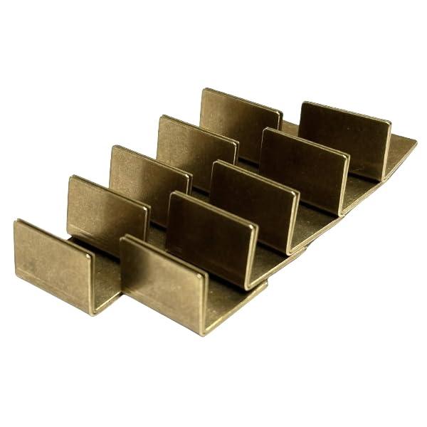 日本製 アンティーク調 真鍮カードスタンド ミニ 10個セット ブラス カードスタンド