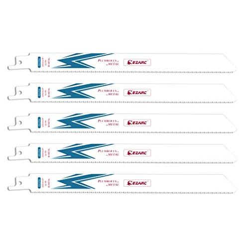 EZARCイザーク レシプロソー替刃 全長255mm 14山 バイメタル 8％コバルト 金属用 鉄・...